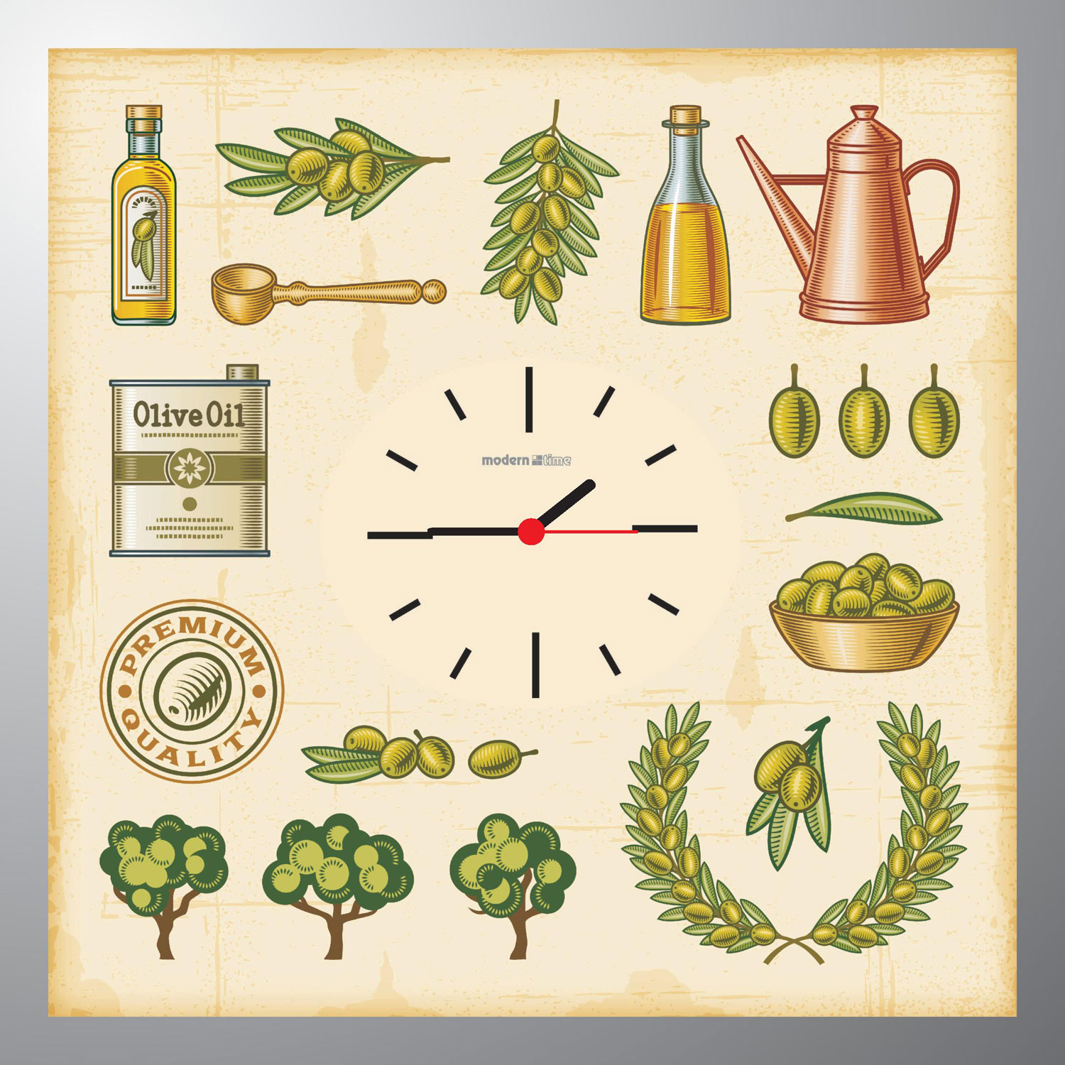 WALL CLOCK CDA.40.OLIVE 6
