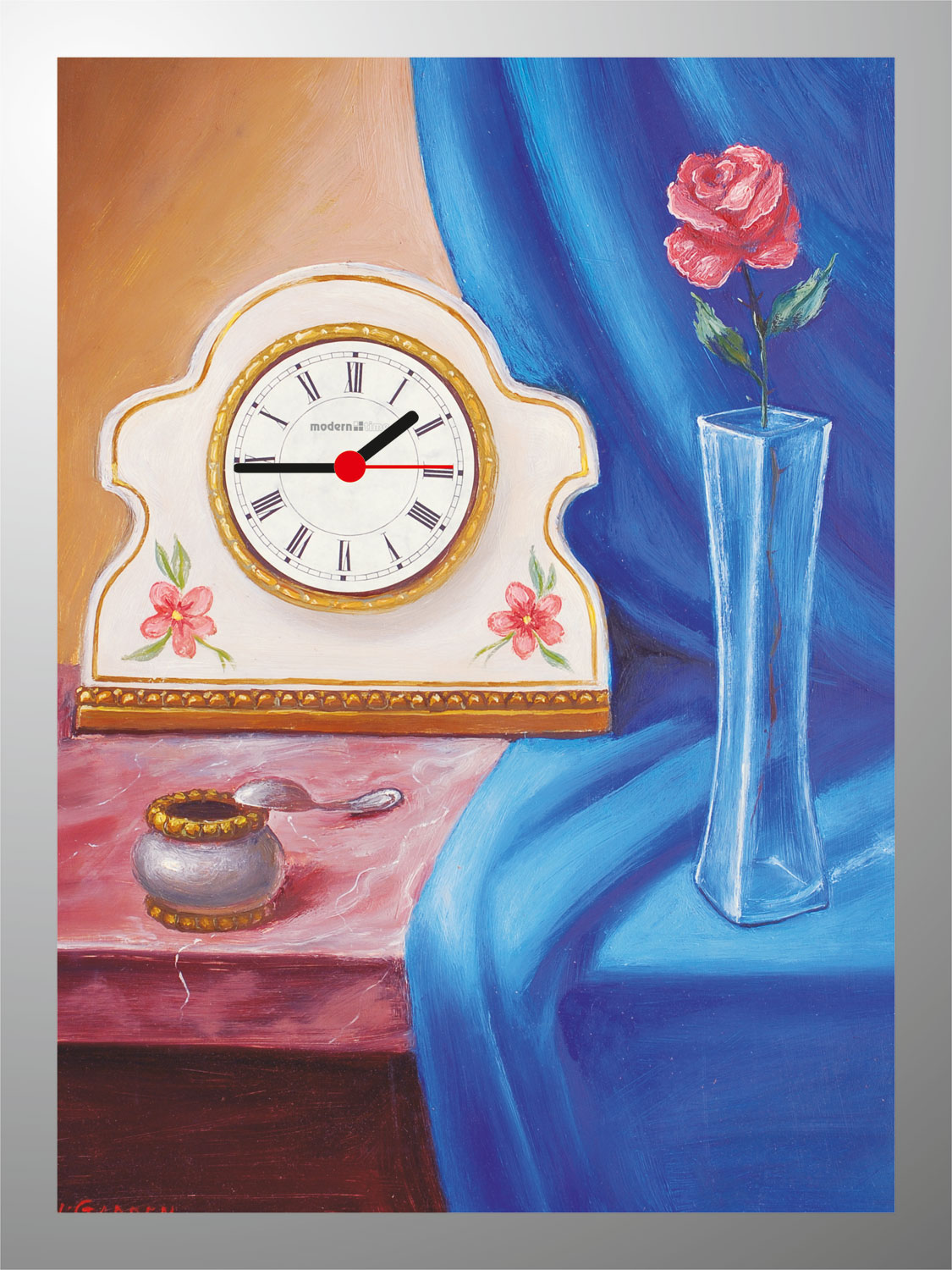 WALL CLOCK CDA.34.STILL LIFE 3